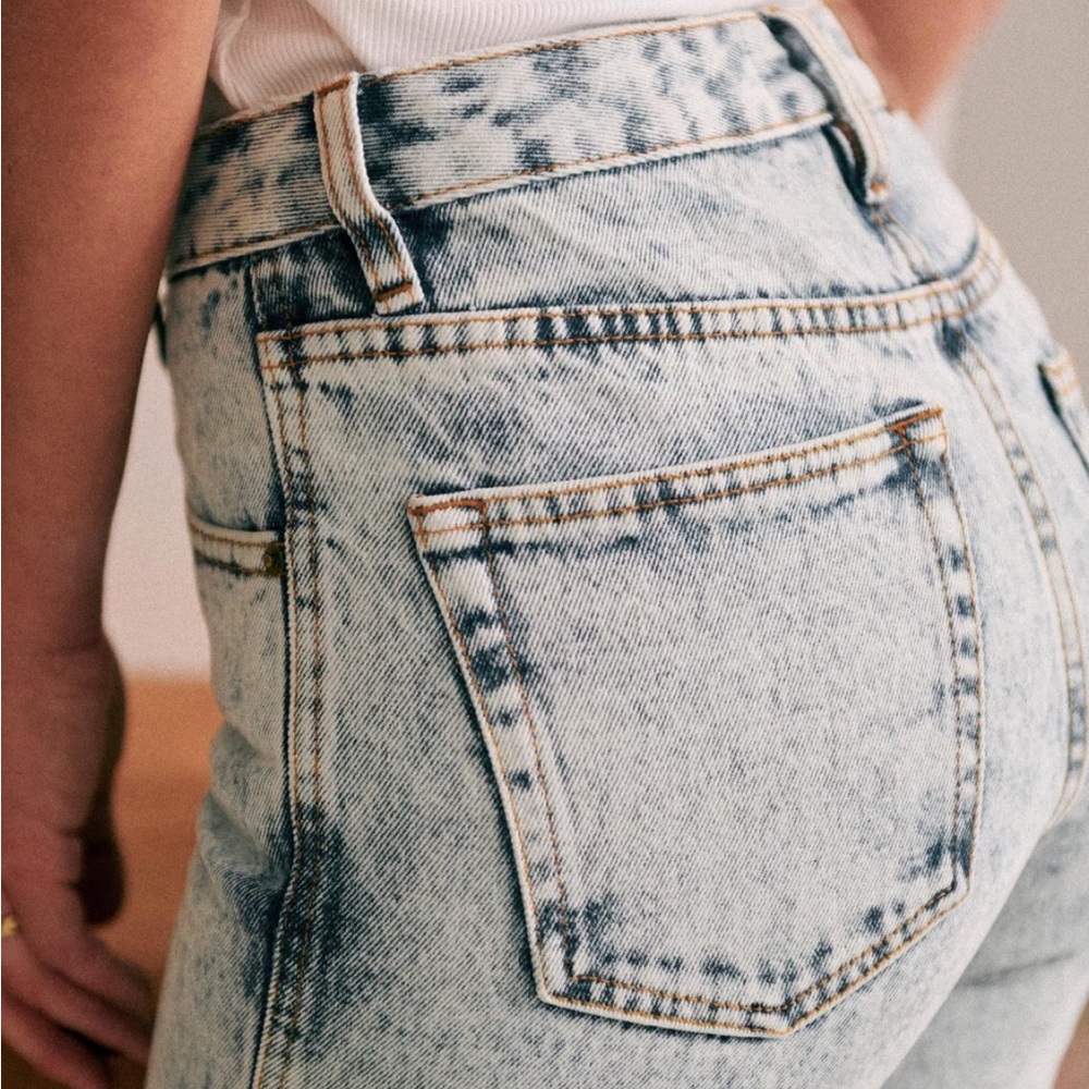SEZANE Le Brut Denim Jeans in Edge Blue sz 27 NWT & SOLD OUT ONLINE - Picture 5 of 12